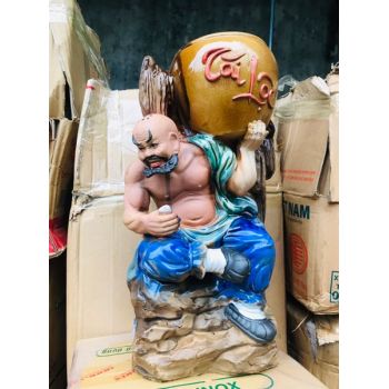 Chậu tượng vác vò đá